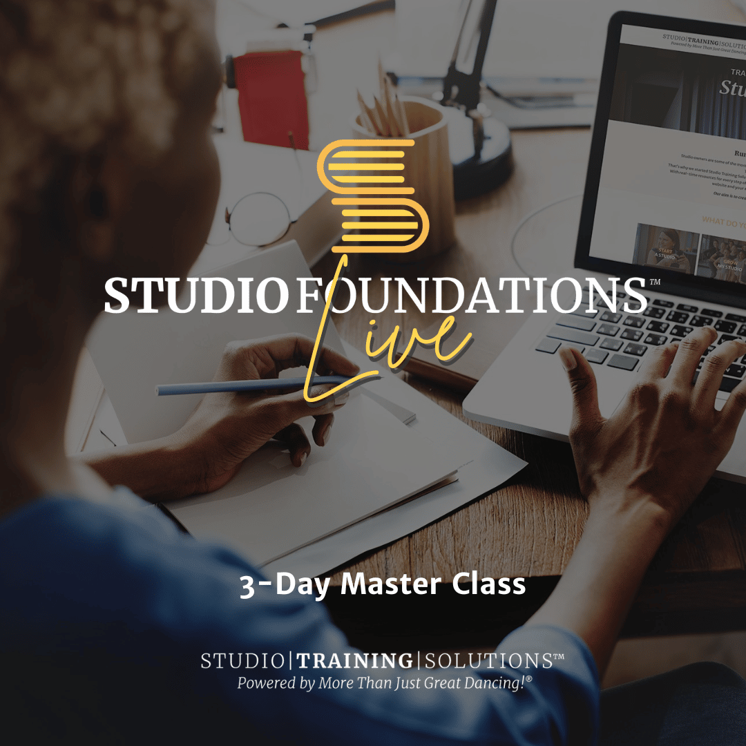 Studio foundations Live - 3-day master class for dance studio owners