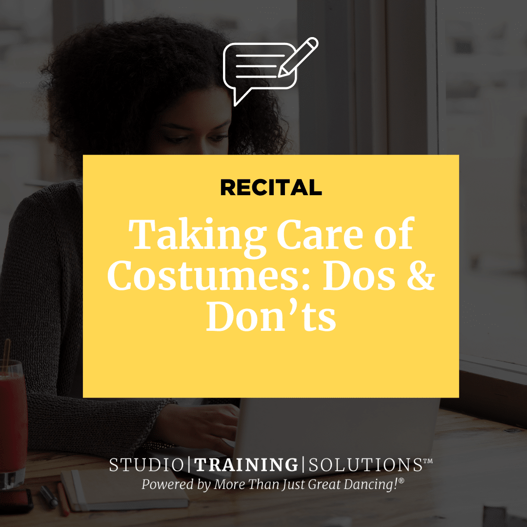 Taking Care of Costumes: Dos & Don’ts
