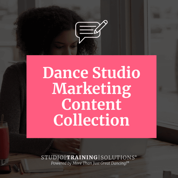 Dance Studio Marketing Content Collection
