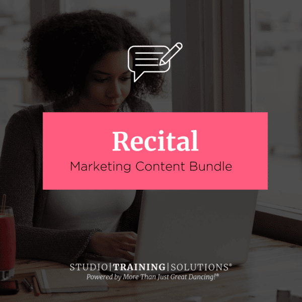 STS Recital Marketing Content