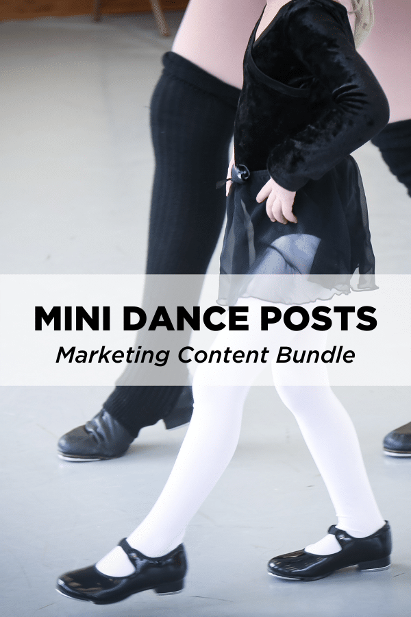 Mini Dance Posts Marketing Content Bundle