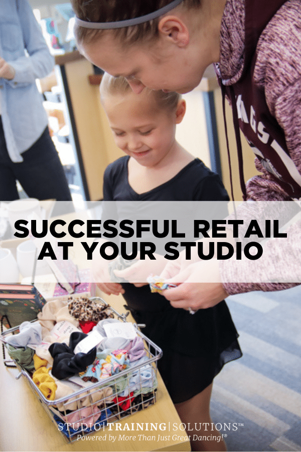 successful retail at your studio