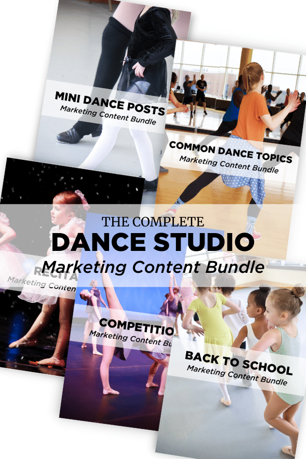 Marketing Content Bundle dance studio