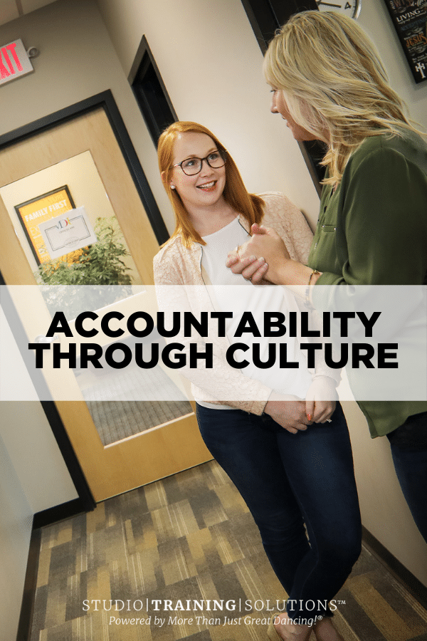 Accountability through culture