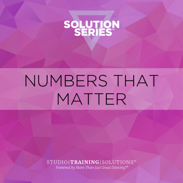 Numbers That Matter Solution Series Studio Training Solutions™