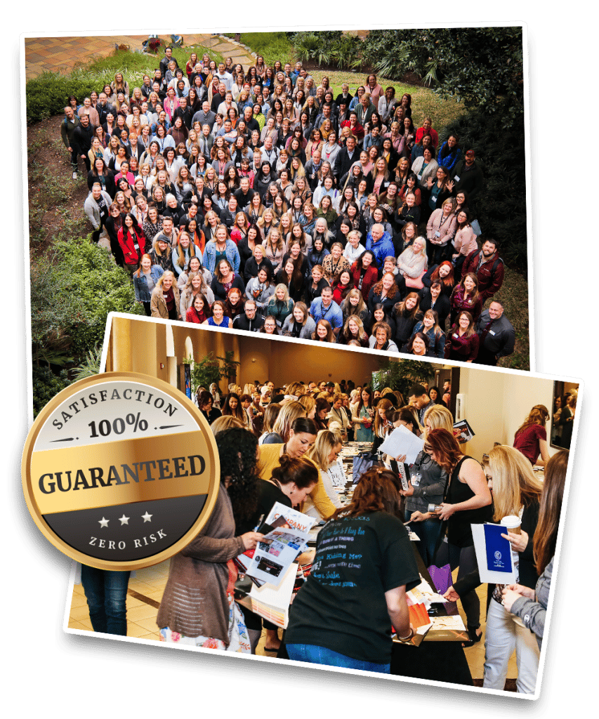 Photos of Studio Owners at a premier educational experience, Studio Owner University